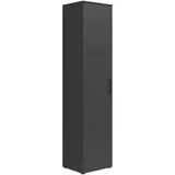 milino Multi-Stauraum Schrank 45 x 195 x 40 cm Grau