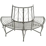 vidaXL Baumbank Rund Ø160 cm Stahl
