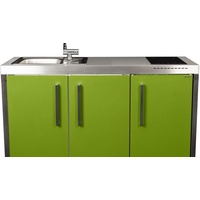 Stengel MO 150 Miniküche Outdoor, Kühlschrank links, mit Gefrierfach, grüner Apfel (2215000035113)