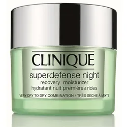 Clinique"SuperdefenseTM Night Recovery Moisturizer Für sehr trockene Haut bis Mischhaut