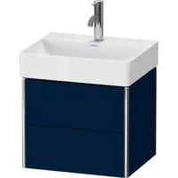 Duravit XSquare Waschtischunterbau wandhängend für DuraSquare Waschtisch × nachtblau
