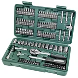 Brüder Mannesmann Werkzeuge Mannesmann Steckschlüsselsatz metrisch 1/4", (6.3 mm) 130teilig