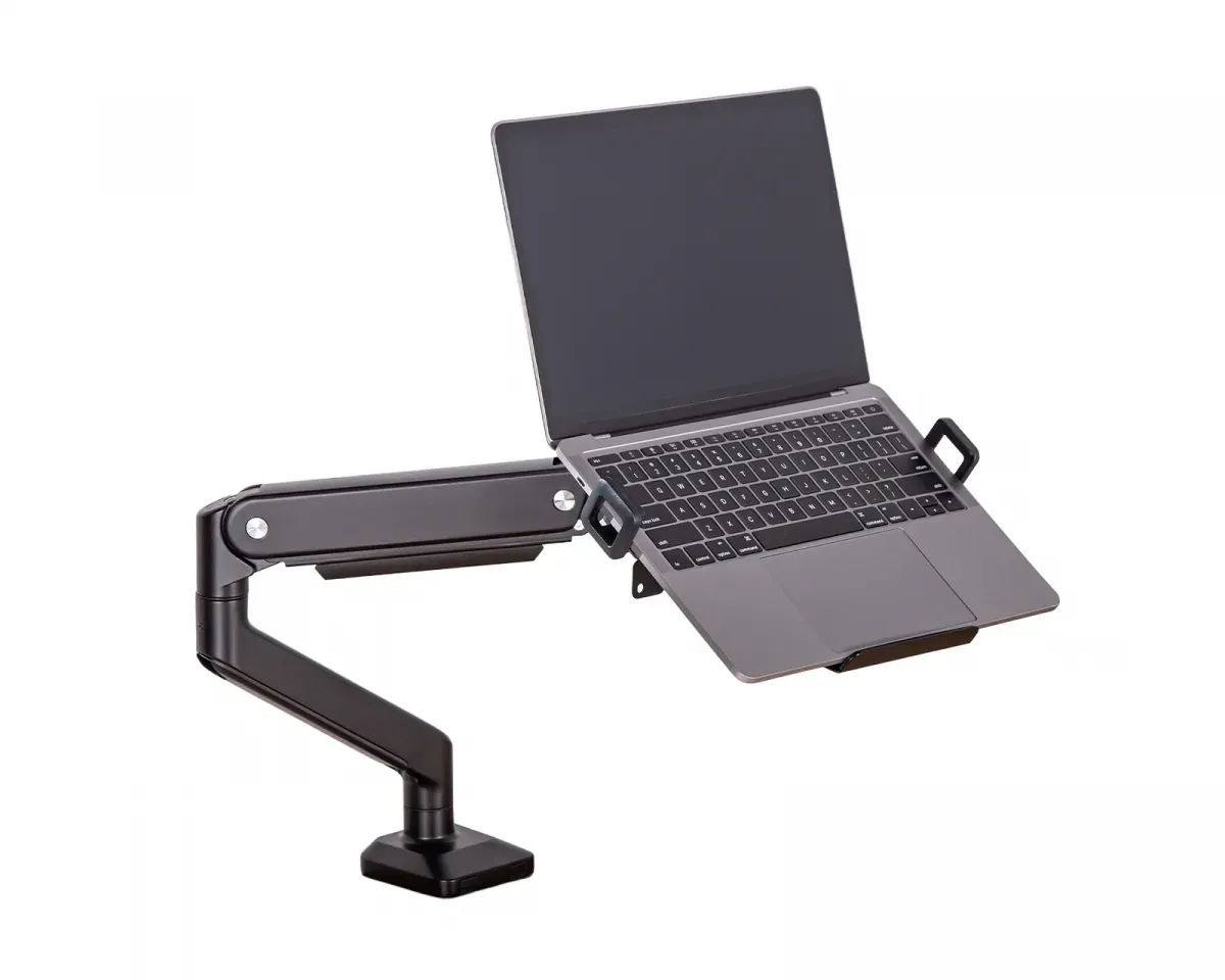 MaxMount Laptophalter für Monitorständer - Schwarz