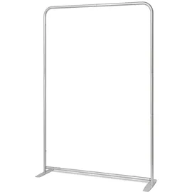 Showdown Displays Showdown Zipper-Wall Straight Basic - 200x230cm - Green Screen Chroma Key - Aluminium - Silber