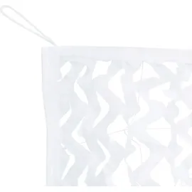 vidaXL Tarnnetz mit Aufbewahrungstasche 627x290 cm Weiß