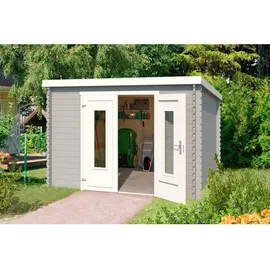 Lasita Maja Gartenhaus Sacramento 3,12 x 3,19 m Grau