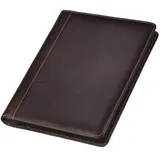 Alassio Monaco Schreibmappe Leder 34 cm braun