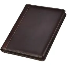 Alassio Monaco Schreibmappe Leder 34 cm braun