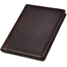 Alassio Monaco Schreibmappe Leder 34 cm braun