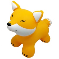 GERARDO'S Toys Jumpy Orange Fox Hüpftier EIN ab 1 Jahr und ab 2 Jahre, Hüpftier für Kinder, Aufblasbare Tiere Spielzeug Draussen oder Drinnen für Kleinkinder ab 12 Monaten - Inklusive Luftpumpe