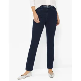 RAPHAELA by BRAX Damen, Five-Pocket-Hose Style Lora denim dunkelblau, Gr. 44K