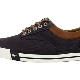 Mustang Sneaker Herren Schwarz/Braun/Weiß 45