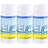 Drainelix Abflussreiniger,2026 Neu Abflussreiniger Schaum Extra Stark,Rohrreiniger Extrem Stark,Turbo Drain Abflussreinigers, Hochwirksamer Rohrreiniger Mit Aktivschaum für Waschbecken,100g (3PC)