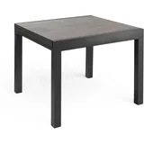 Outdoor Edge Gartentisch Ausziehbar 72 x 72 x 76 cm Anthrazit