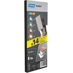 Norton Expert Schleifpapier 93x230mm Mix 14er VE Ungelocht zum Einspannen