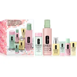 Clinique Skincare Set 3-Step Skincare Set For Oily Skin Geschenkset für fettige Haut