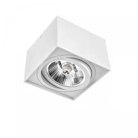 Spectrum LED Chloe AR111 GU10 eckig weiß Aluminium