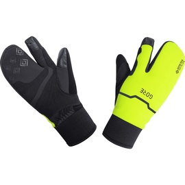 Gore Wear Thermo Split Handschuhe, GORE-TEX INFINIUM, 10, Schwarz/Neon-Gelb