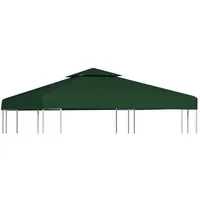 vidaXL Pavillon-Ersatzdach 310 g/m2 3 x 3 m Grün