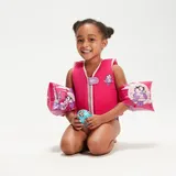 Speedo bedruckte Schwimmweste für Kinder rosa|violett 86-100cm 2-4J