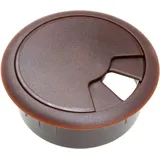 TRU Components WP50BN Kabeldurchführung für Arbeitsplatten ABS Braun 1St.
