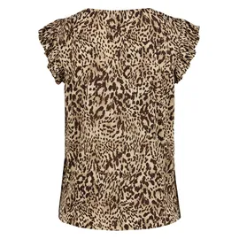 Zero Kurzarmshirt Beige/Braun 36