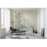 KOMAR Vliestapete Castle 300 cm x 250 cm Beige-Blau