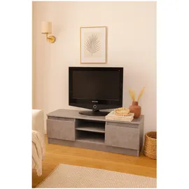 moebel-direkt-online Heike TV-Rack 120 x 41 x 37 cm Grau Spanplatte/Holzwerkstoff