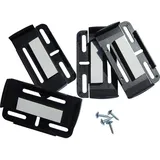 HP Autozubehör Kennzeichenhalter Simple-Fix Schwarz