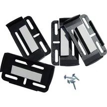 HP Autozubehör Kennzeichenhalter Simple-Fix Schwarz