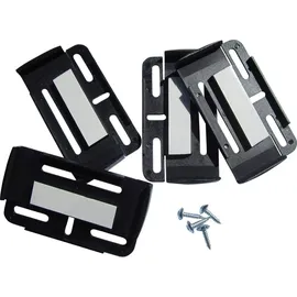 HP Autozubehör Kennzeichenhalter Simple-Fix Schwarz