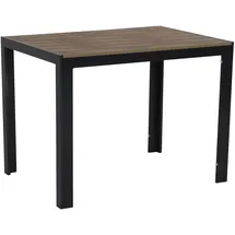 Gardissimo Alma Gartentisch 100 x 70 x 75 cm Silber/Anthrazit