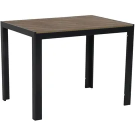 Gardissimo Alma Gartentisch 100 x 70 x 75 cm Silber/Anthrazit