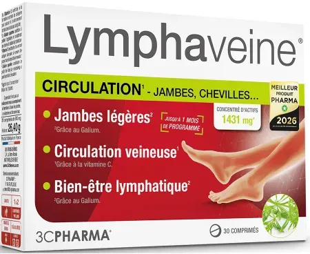 3C Pharma Lymphaveine Kreislauf - Beine Und Knöchel 30 Tabletten