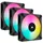 Corsair AF Series iCUE AF120 RGB Elite Triple Fan Kit, schwarz, 3er-Pack, LED-Steuerung, 120mm (CO-9050154-WW)