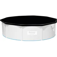 BESTWAY PVC-Abdeckplane schwarz Ø 493 cm