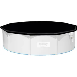 BESTWAY PVC-Abdeckplane schwarz Ø 493 cm