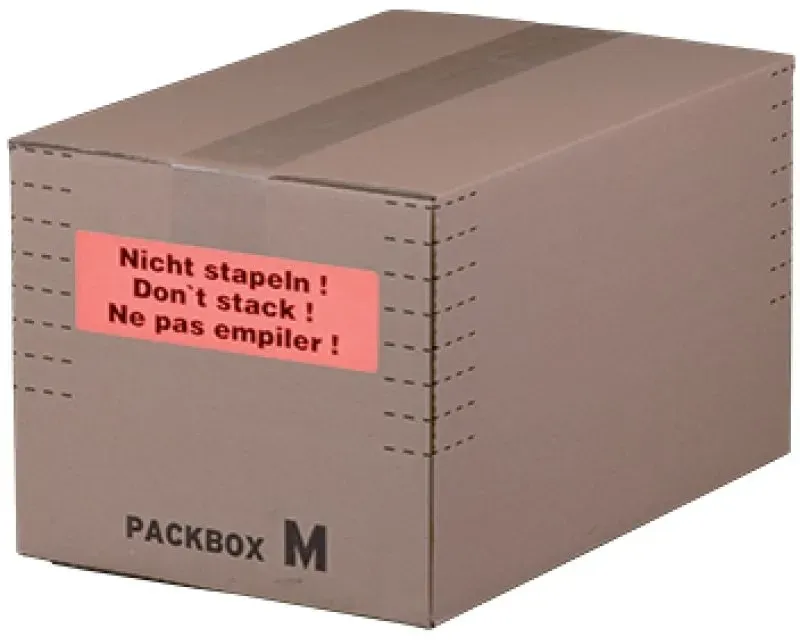 SMARTBOXPRO Hinweis-Etikettenrolle 'Oben - nicht stürzen!'