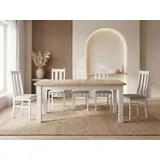 WFL GROUP Lindberg 150 x 77 x 80 cm braun