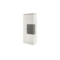 Harper Vitrine Amantea ¦ grau ¦ Maße (cm): B: