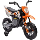 aiyaplay Kinder Elektro-Motorrad, 12V Kindermotorrad mit Musik, 2,4-5 km/h, für 3-6 Jahre Kinder,