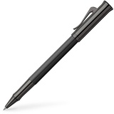 Graf von Faber-Castell 145269 - Tintenroller Guilloche Black Edition, Strichbreite B, mit hochwertiger Geschenkverpackung