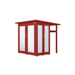 Weka Geräteschrank Garten [Q] schwedenrot