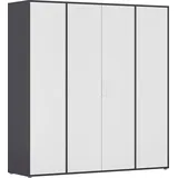 Rauch Wäscheschrank VOYAGER 187 x 194 x 53 cm Grau/Weiß