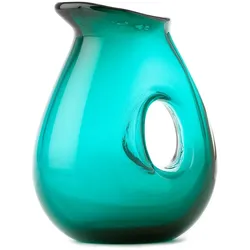 POLSPOTTEN - Jug with hole, türkis