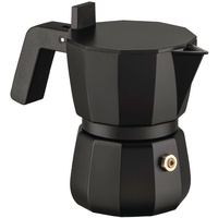 Alessi Moka DC06/1 B - Design Espressokocher aus Gußaluminium,
