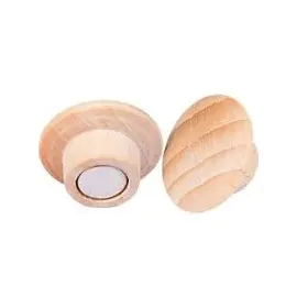 Legamaster WOODEN Magnete braun, Holz Ø 2,5 cm, 5 St.