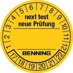 Prüfplaketten neue Prüfung, 300 Stk.
