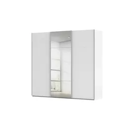 meinSchrank Schwebetürenschrank Regina 242 x 223 x 68 cm Weiß