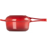 Le Creuset Signature 2-In-1 Marmitout Bräter 22 cm kirschrot